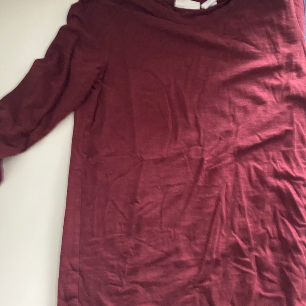 sigrid olsen thick long sleeve shirt